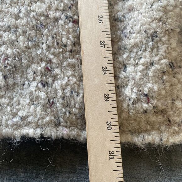 Sundance Vest Womens Medium Cream Coastal Secrets Open  Alpaca Boho Speckled - Picture 8 of 8